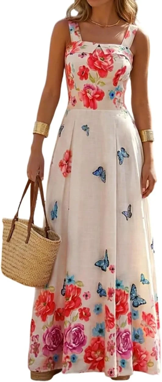 Floral Long Maxi Dress