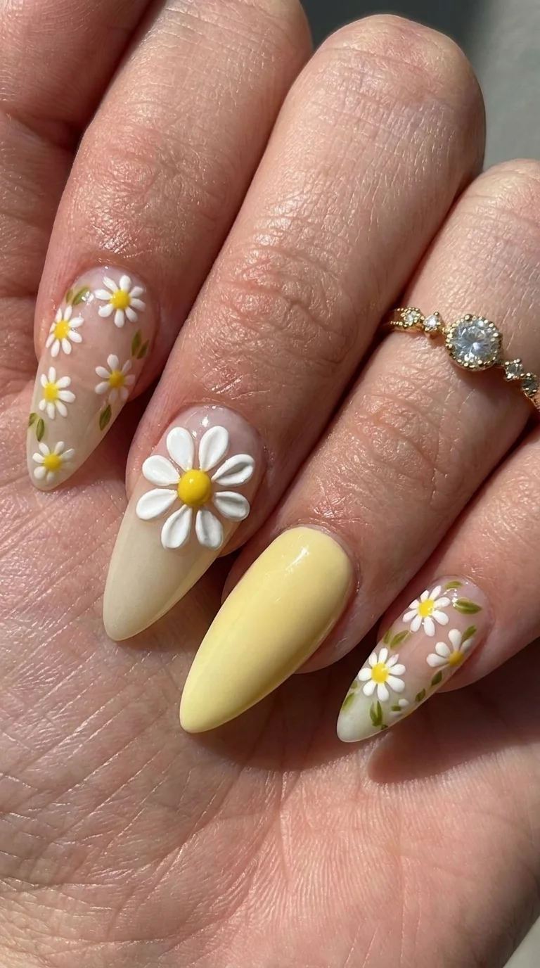 Sunny 3D Daisy Bloom