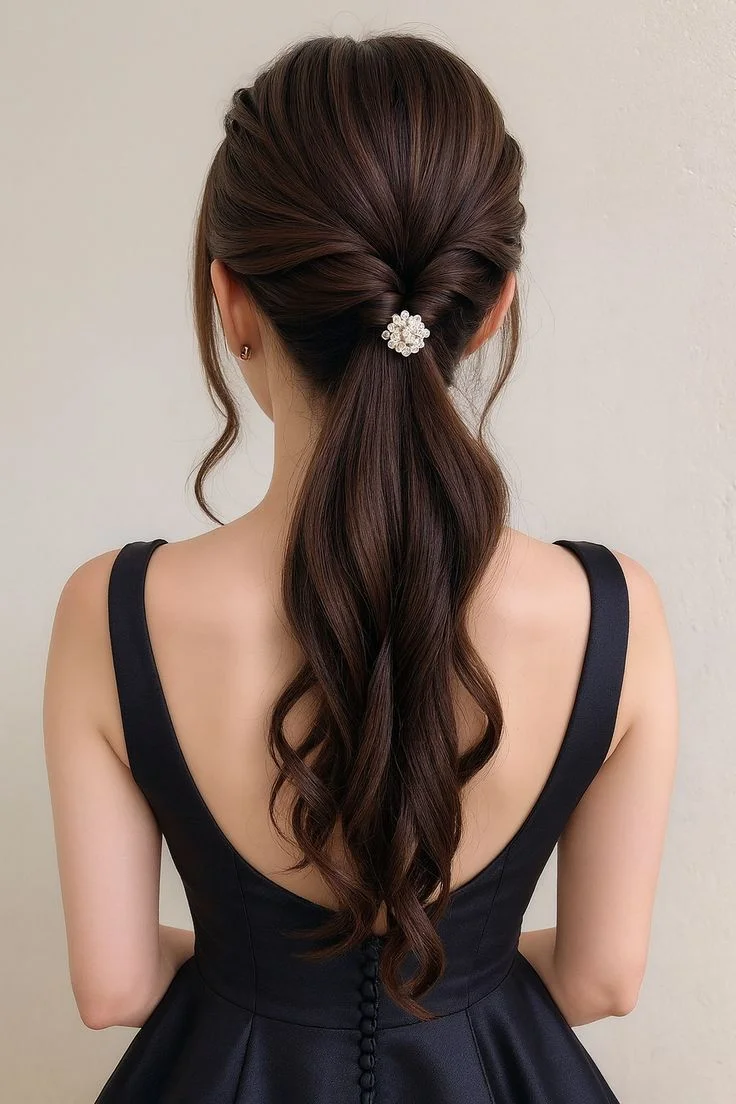 Sophisticated Low Ponytail