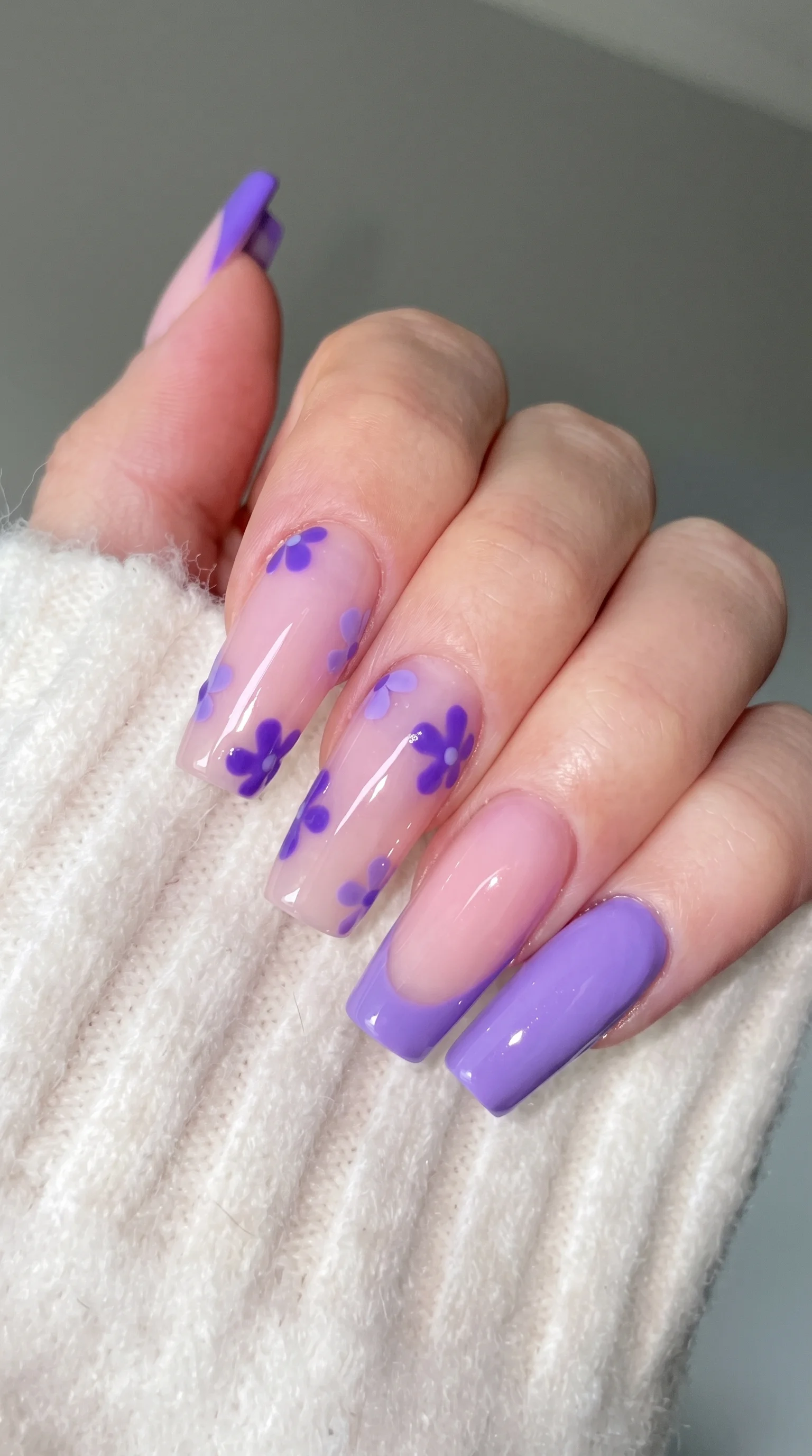 Periwinkle Petal Play Summer Nails