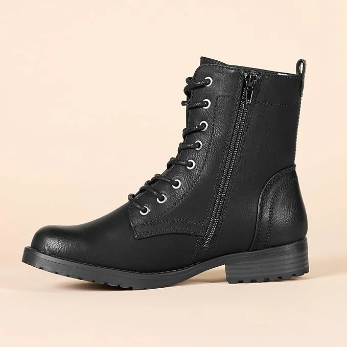 Women's Lace-Up Combat Boots