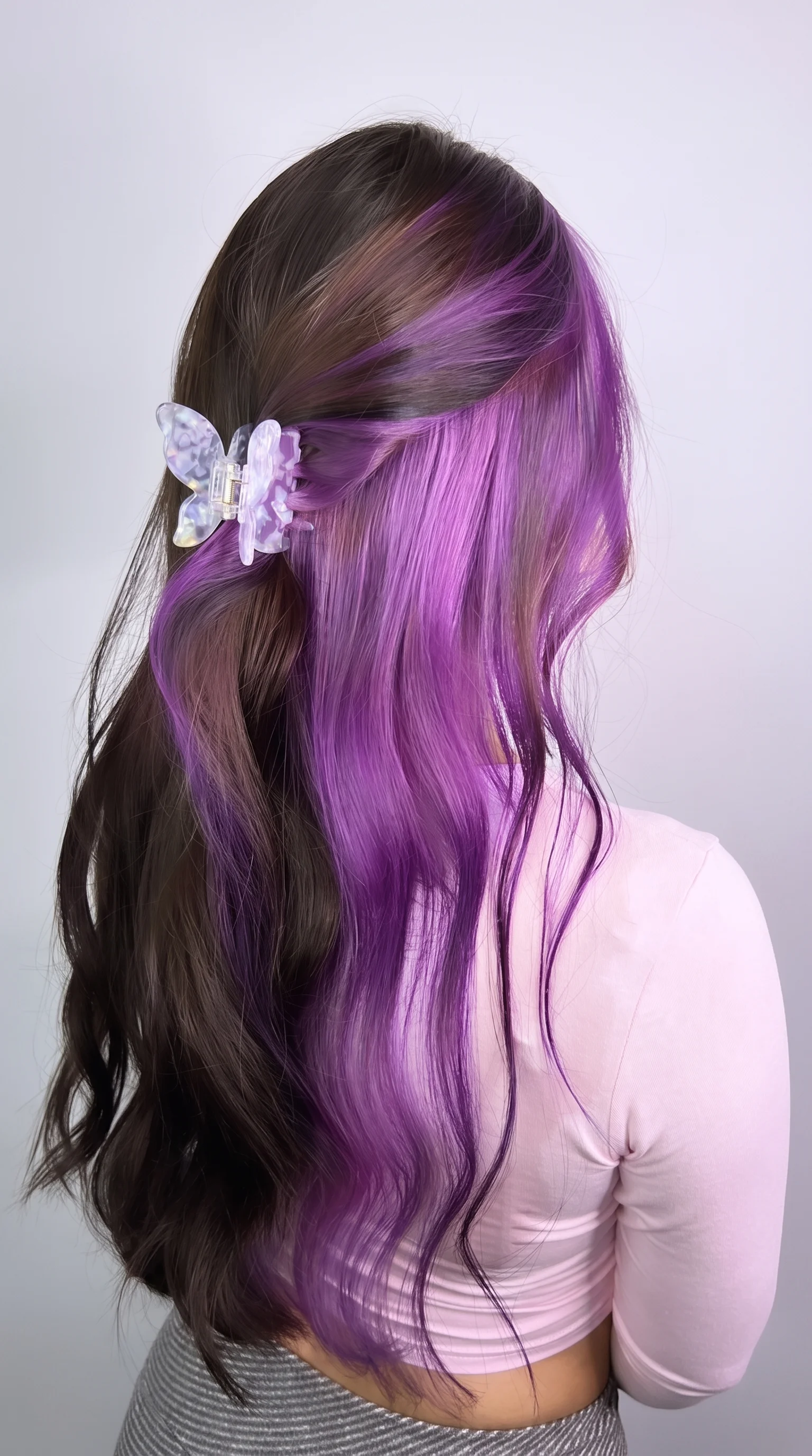 Electric Violet Peekaboo Hair Tint Color
