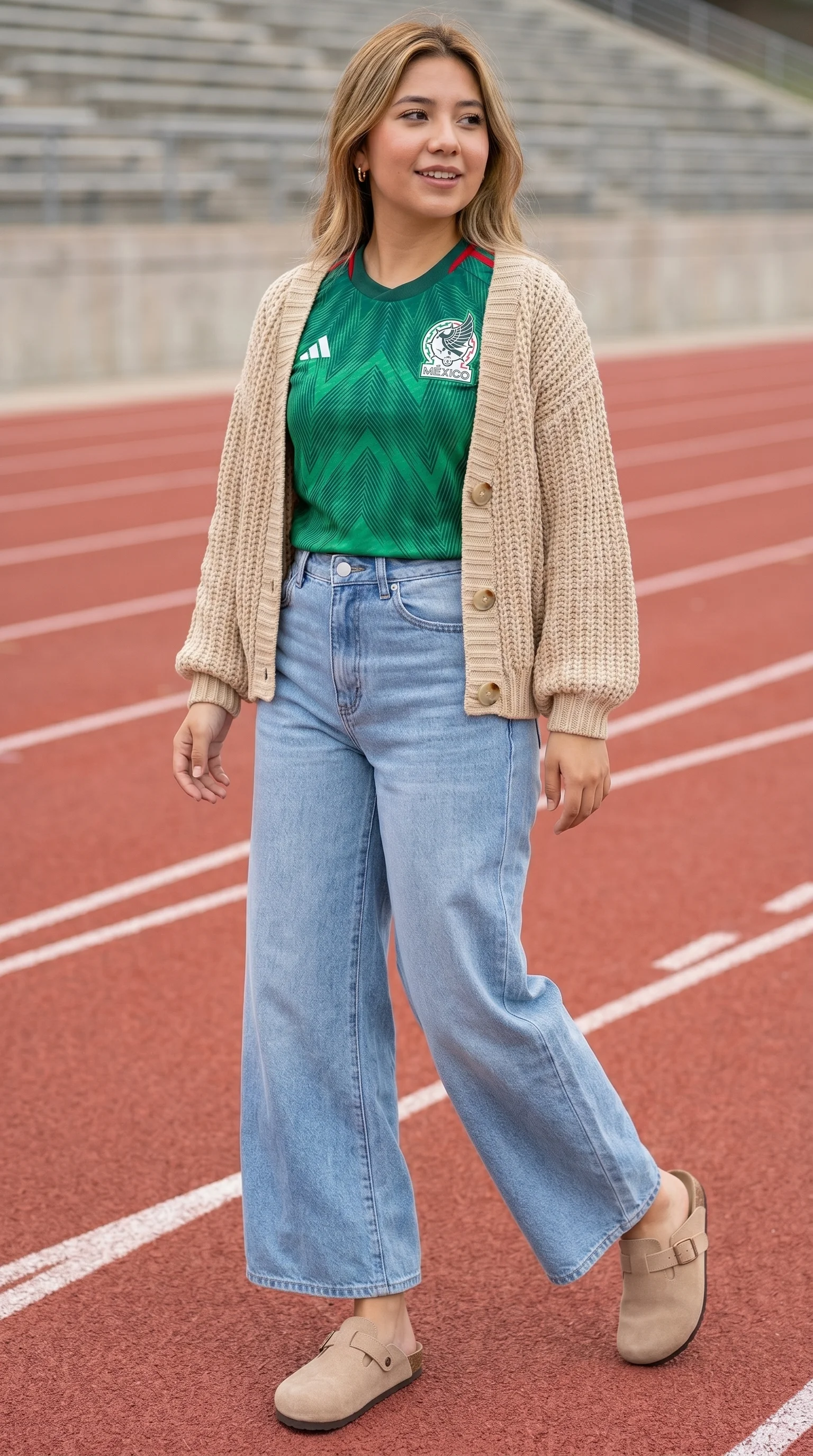 Cozy Layered Look with an Oversized Cardigan
