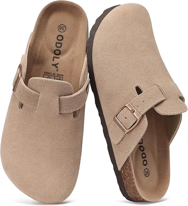Genuine Suede Clogs