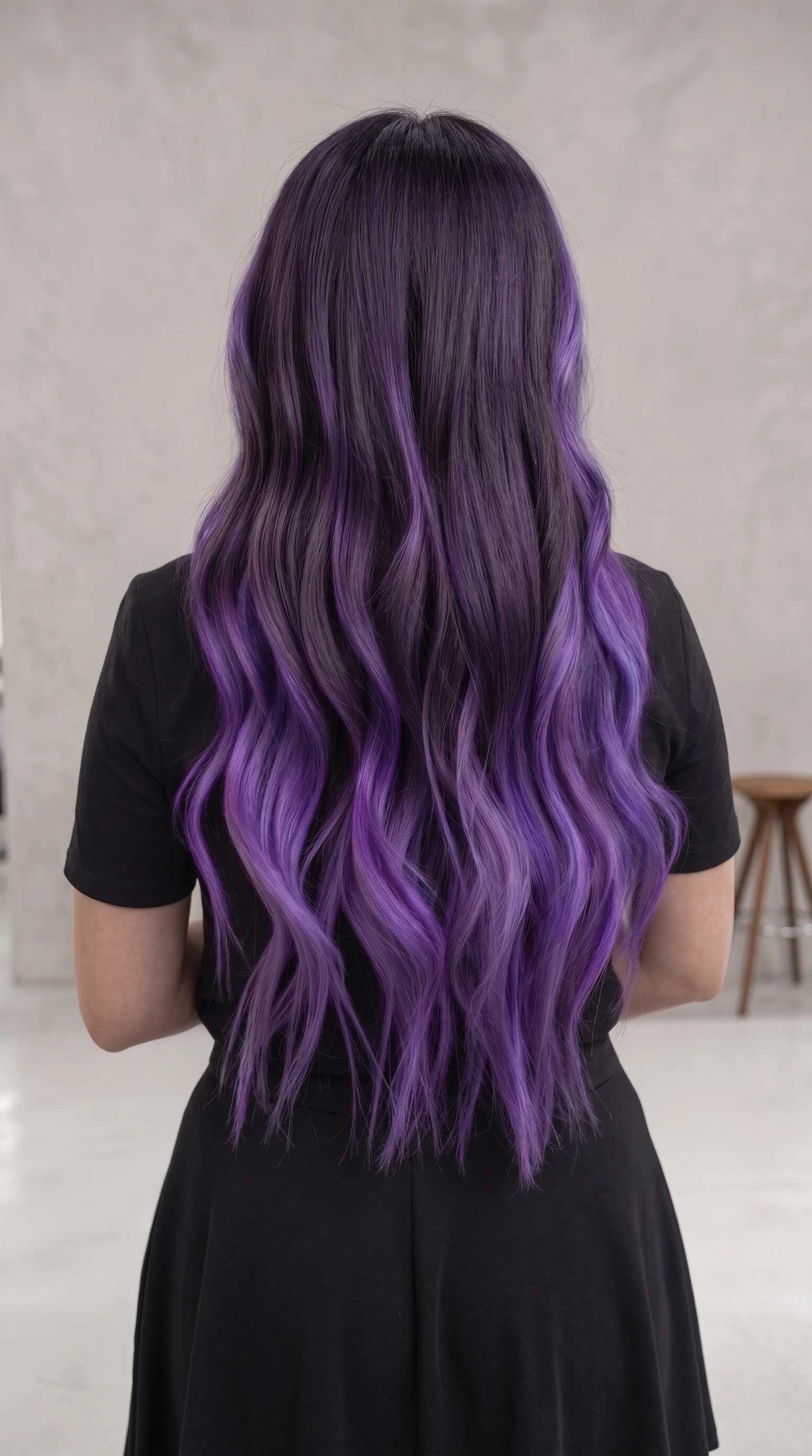 Velvet Plum Purple Ombré Hair Tint Color